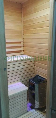 финская сауна одноместная «comfort» с электрической печью