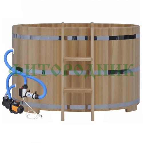 фурако круглая «premium» из кедра с электроподогревом 1700 мм