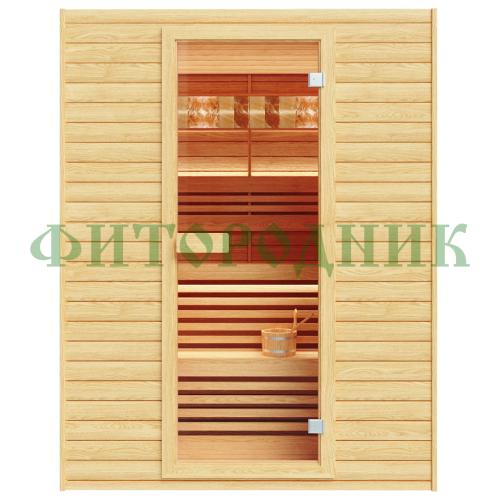финская сауна трехместная «comfort» с электрической печью