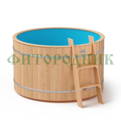 круглая купель «original» с пластиковой вставкой диаметр 1450 мм высота 900 мм