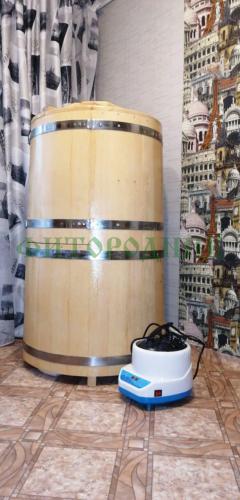 кедровая бочка «бондарная» с парогенератором