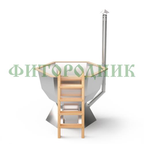 банный чан «comfort siberia» с печью 1650 мм
