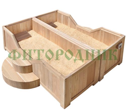 японская баня офуро опилочная и галечная