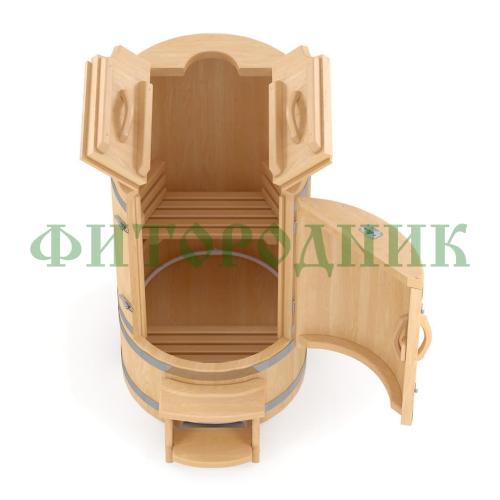 кедровая бочка овальная «классическая» со скосом