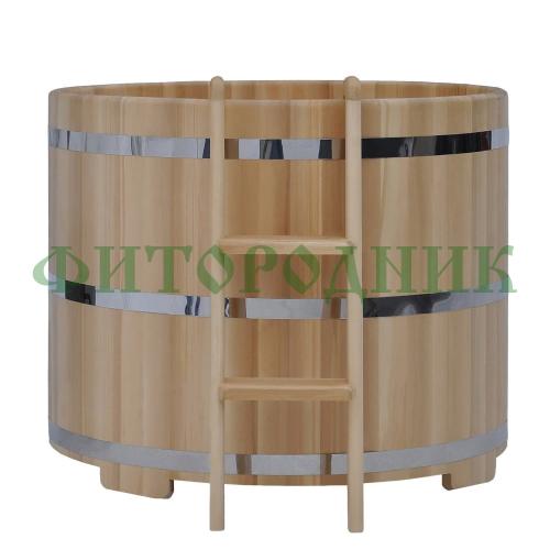 круглая купель «premium» из кедра диаметр 1500 мм высота 1150 мм