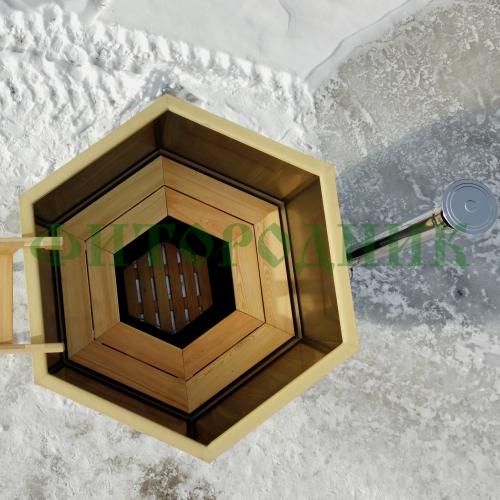 банный чан «original siberia» с печью 2150 мм