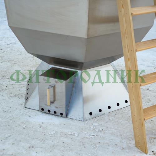 банный чан «original siberia» с печью 1650 мм