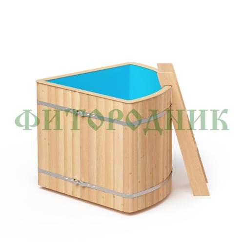 угловая купель «original» с пластиковой вставкой длина 1100 мм ширина 1100 мм высота 900 мм