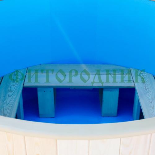 овальная купель «original» с пластиковой вставкой длина 1000 мм ширина 780 мм высота 900 мм