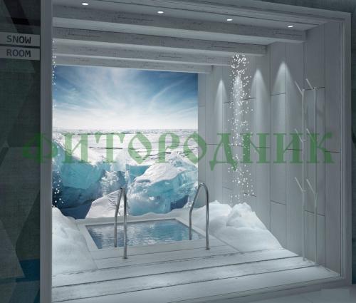 снегогенератор «steamlux» premium snow for spa для подачи снега в сауне, хамаме и спа