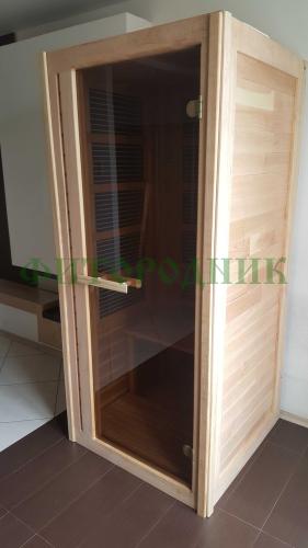 одноместная инфракрасная сауна «comfort» с карбоновыми излучателями