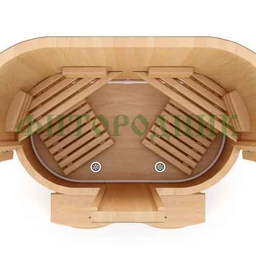 кедровая бочка двухместная «классическая»