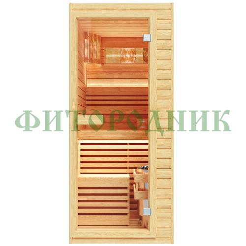 финская сауна одноместная «comfort» с электрической печью