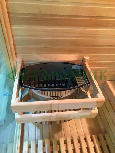 финская сауна трехместная «comfort» с электрической печью