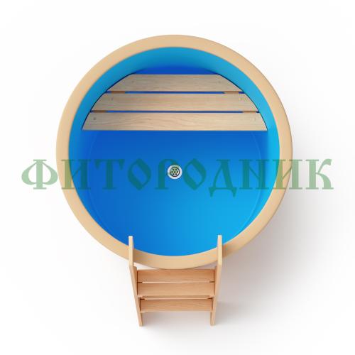 круглая купель «original» с пластиковой вставкой диаметр 1000 мм высота 900 мм