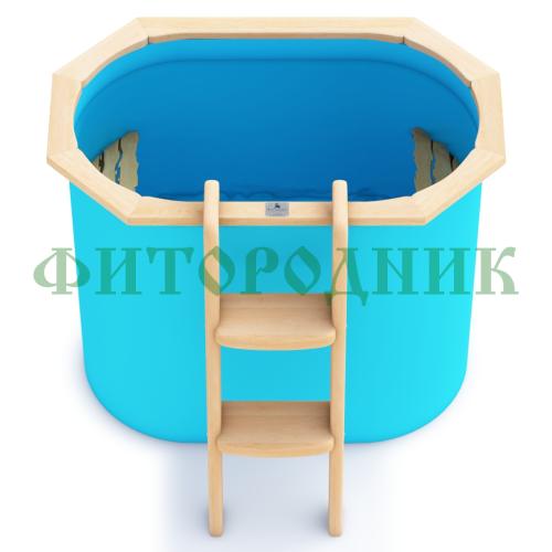 овальная купель «comfort» из полипропилена длина 1400 мм ширина 780 мм высота 1000 мм