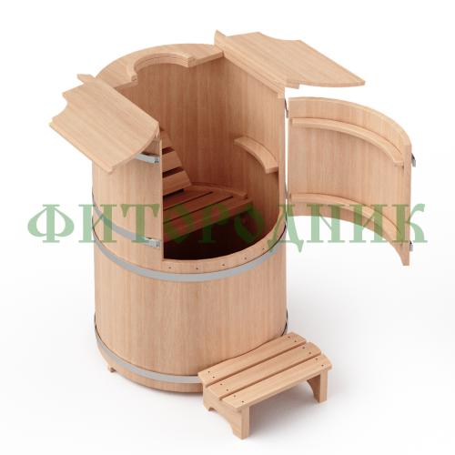 кедровая бочка «бондарная» с парогенератором
