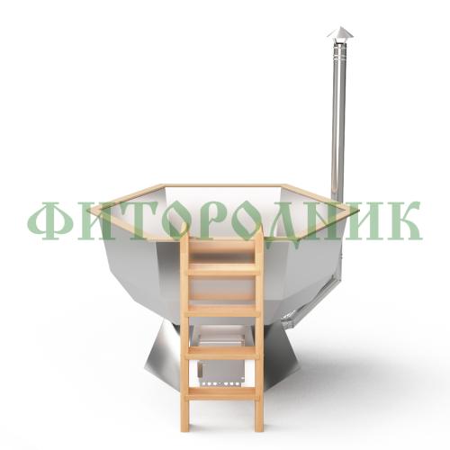 банный чан «comfort siberia» с печью 2150 мм
