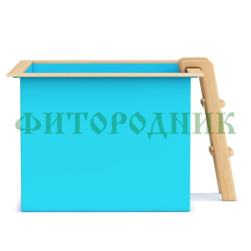 квадратная купель «comfort» из полипропилена длина 1500 мм ширина 1500 мм высота 1000 мм