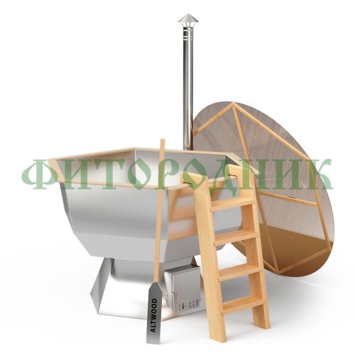 банный чан «comfort siberia» с печью 2150 мм