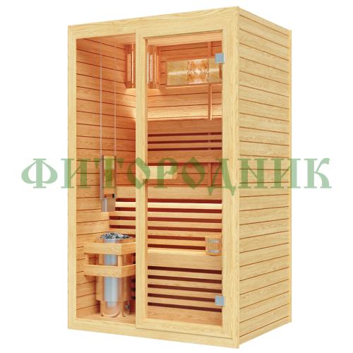 финская сауна двухместная «comfort» с электрической печью