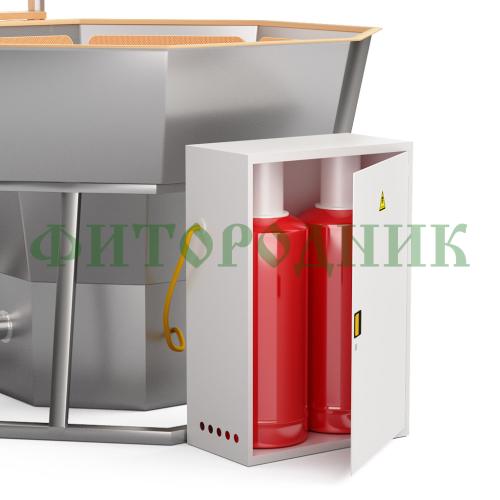 банный чан «premium neo steel» на подставке с газовой горелкой 2150 мм