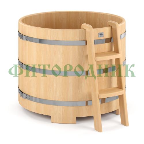 круглая купель «premium» из кедра диаметр 1500 мм высота 1150 мм