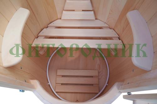 кедровая бочка «бондарная» с парогенератором