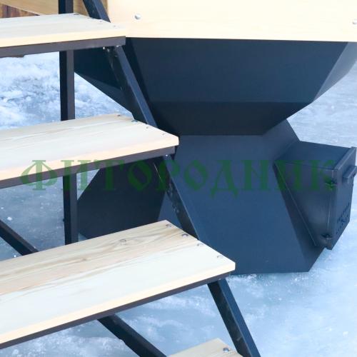 банный чан «original siberia» с печью 2150 мм