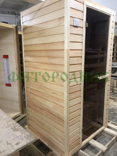 финская сауна одноместная «comfort» с электрической печью