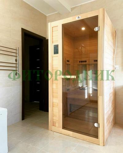 одноместная инфракрасная сауна «comfort» с керамическими излучателями
