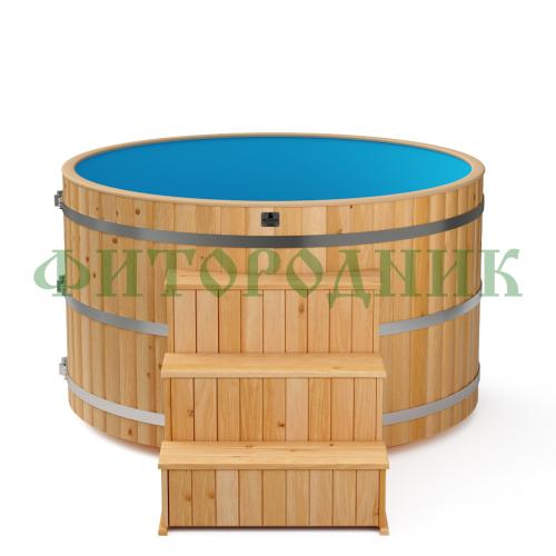 фурако круглая «comfort» из лиственницы с пластиковой вставкой с электроподогревом 2000 мм