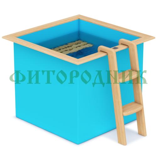 квадратная купель «comfort» из полипропилена длина 1300 мм ширина 1300 мм высота 1000 мм