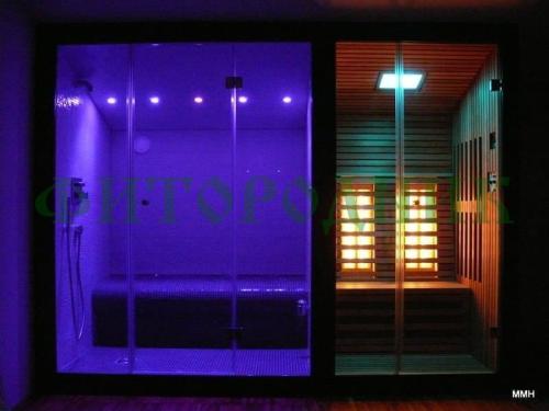 хромотерапия «steamlux» chrome для бани сауны хамама