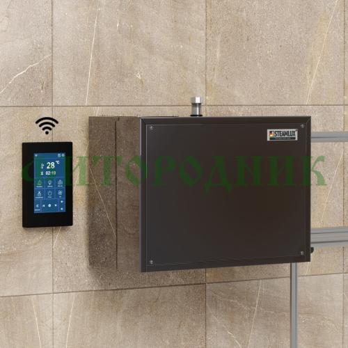 парогенератор «steamlux» premium-45 - 4,5 квт с wi-fi для бани, сауны, хамама