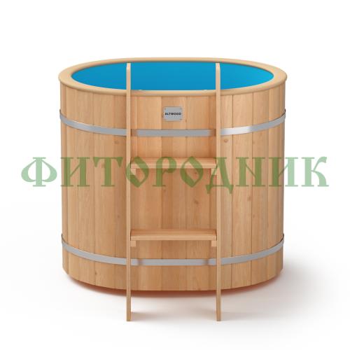 овальная купель «original» с пластиковой вставкой длина 1000 мм ширина 780 мм высота 900 мм