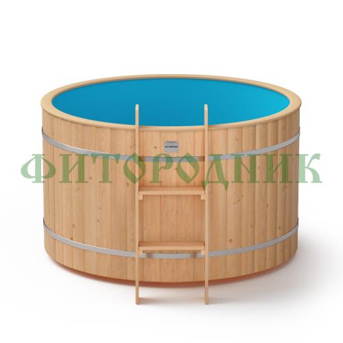 круглая купель «original» с пластиковой вставкой диаметр 1450 мм высота 900 мм