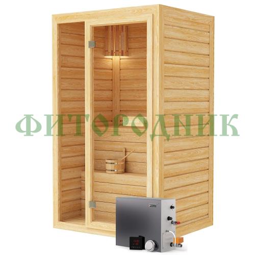 паровая сауна одноместная «comfort» с парогенератором «steamlux»