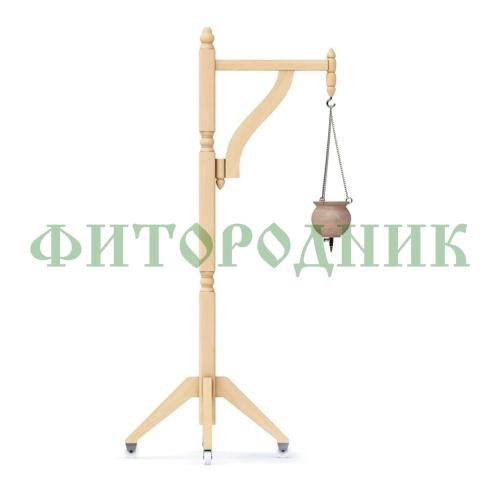 стойка с чашей для широдхары анжили из кедра