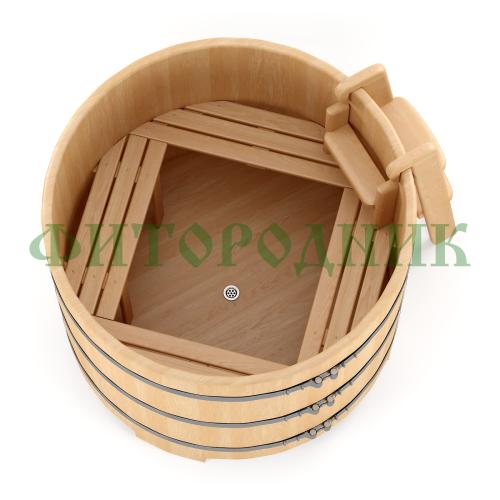 круглая купель «premium» из кедра диаметр 1500 мм высота 1150 мм