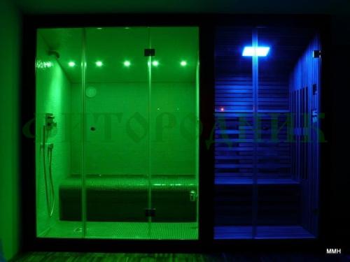 хромотерапия «steamlux» chrome для бани сауны хамама