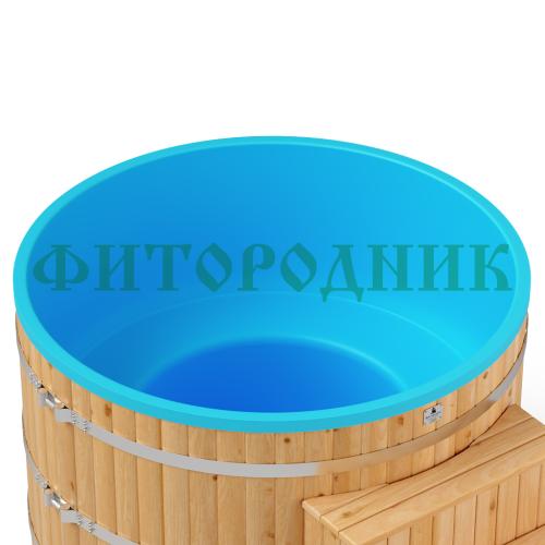 фурако круглая «comfort» из лиственницы с термопластиковой вставкой с электроподогревом 1700 мм