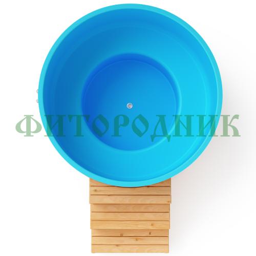фурако круглая «comfort» из лиственницы с термопластиковой вставкой с электроподогревом 2000 мм