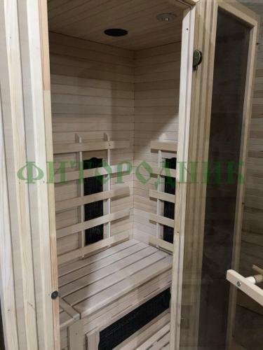 четырехместная инфракрасная сауна «comfort» с керамическими излучателями