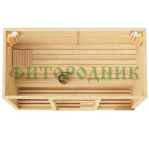 паровая сауна трехместная «comfort» с парогенератором «steamlux»