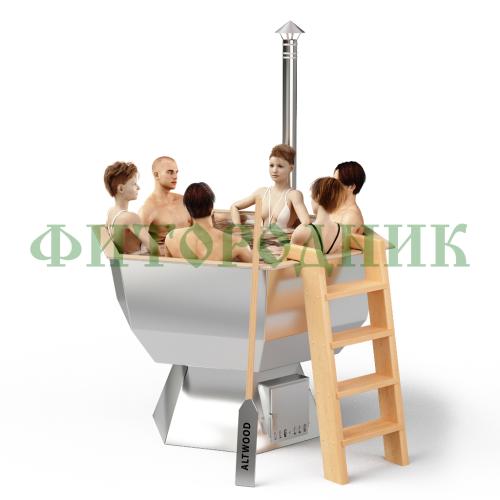 банный чан «comfort siberia» с печью 2150 мм