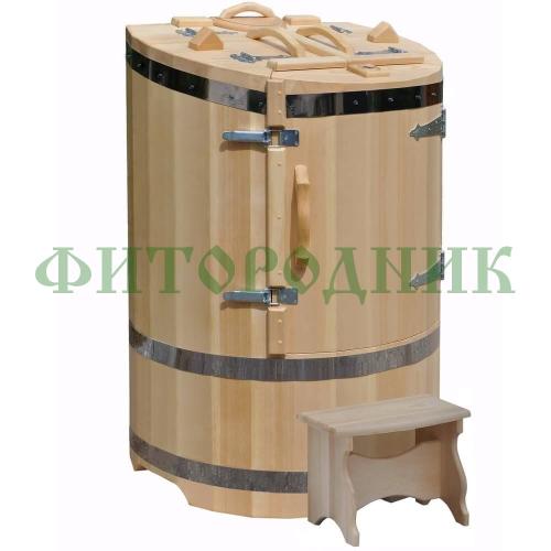 кедровая бочка круглая «профессиональная премиум» со скосом