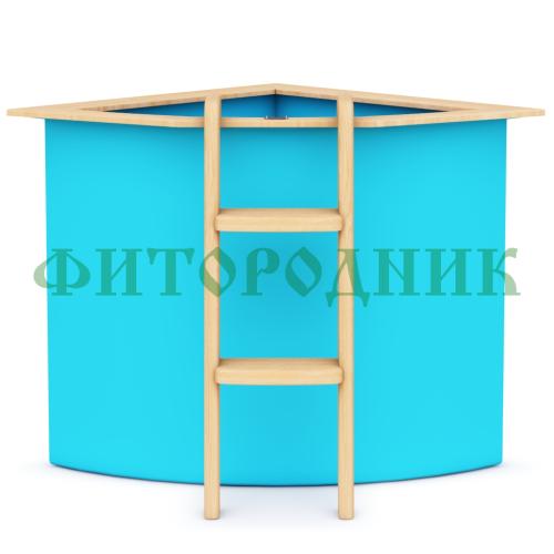 угловая купель «comfort» из полипропилена длина 1100 мм ширина 1100 мм высота 1000 мм