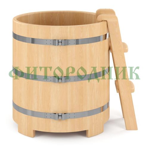 круглая купель «premium» из кедра диаметр 1200 мм высота 1150 мм