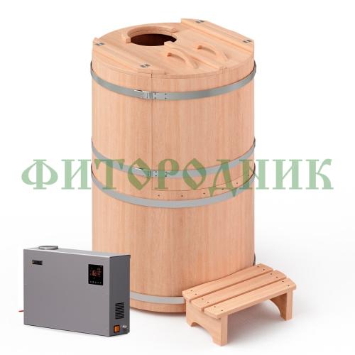 кедровая бочка «бондарная premium» с парогенератором «steamlux»